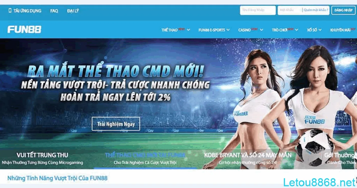 Fun88 – Giao Diện Thân Thiện, Dễ Sử Dụng